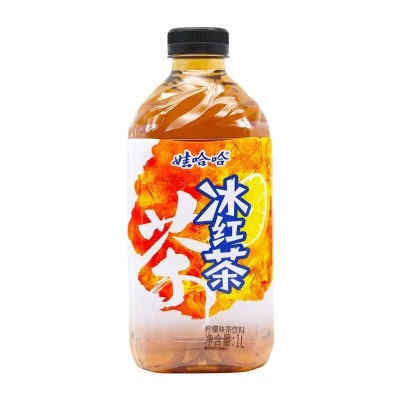 娃哈哈冰红茶柠檬味茶饮料大瓶装 1L*瓶整箱装春季爽口饮料批发11