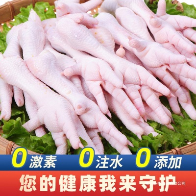 大用鸡爪生冷冻批发整箱有骨清真大号鸡脚生鲜商用凤爪新鲜生鸡爪