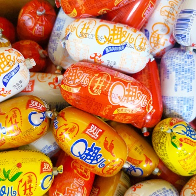 【日期新鲜】双汇Q趣肠70g玉米蘑菇孜然香辣味即食小香肠零食食品