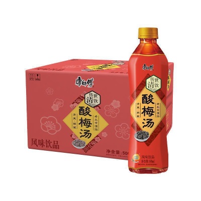 包邮康师傅冰红茶500ml*15瓶茉莉蜜茶绿茶清茶酸梅汤冰糖雪梨雷惠