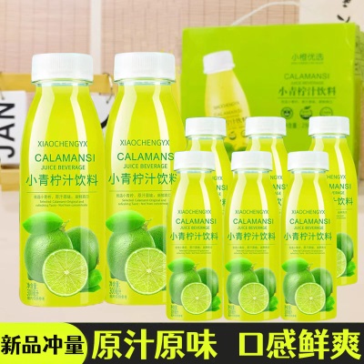 小青柠汁300ml瓶装便携柠檬水柠檬果味青柠冰饮解暑解渴夏日饮品