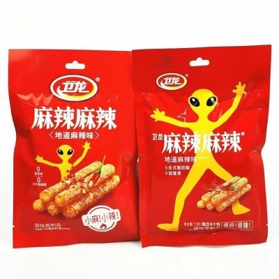 卫龙辣条106g大小面筋大面筋大小辣棒散装小面筋休闲校园零食整箱