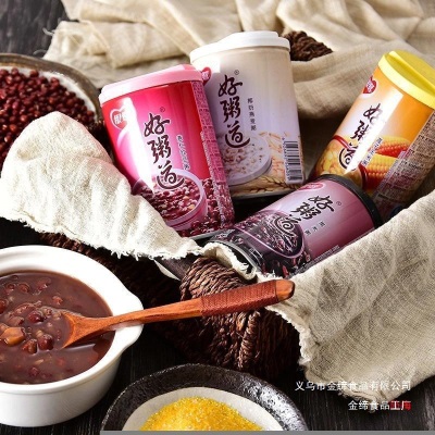 八宝粥五谷杂粮速食粥莲子12营养早餐桂圆银鹭好粥道罐黑米整箱装