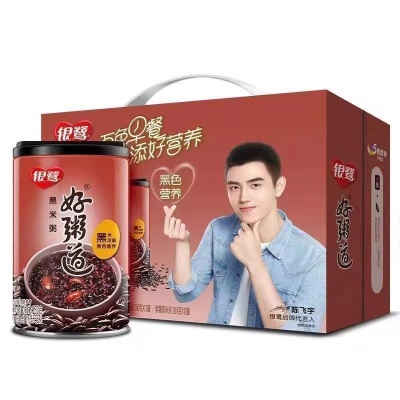 银鹭好粥道速食粥早餐粥椰奶燕麦薏仁紫薯紫米黑米粥八宝粥整箱装