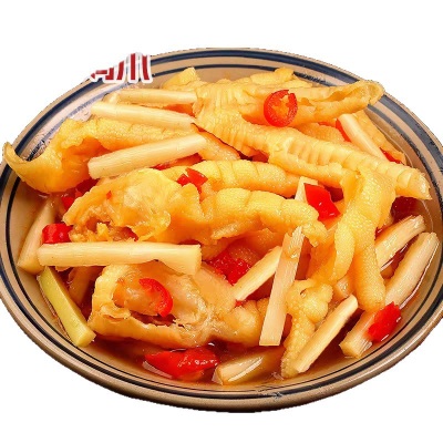 无骨鸡爪带笋丝蒜香柠檬酸辣解馋零食去骨脱骨泡椒凤爪网红休闲