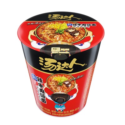 统一汤达人杯面方便面日式酸辣豚骨海鲜拉面老母鸡汤泡面免煮速食