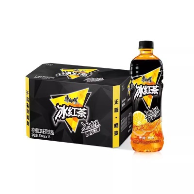 康师傅冰红茶550ml*15瓶包邮整箱茉莉茶蜜茶批发冰红茶清茶绿茶柚