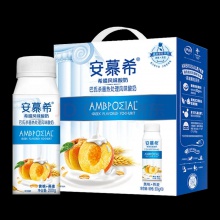 伊利安慕希黄桃燕麦希腊风味酸奶草莓燕麦酸牛奶整箱批特价早餐奶
